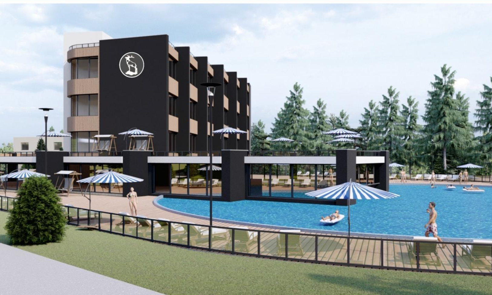 Строительство СПА-отеля с бассейном в санатории Нижние Серги
