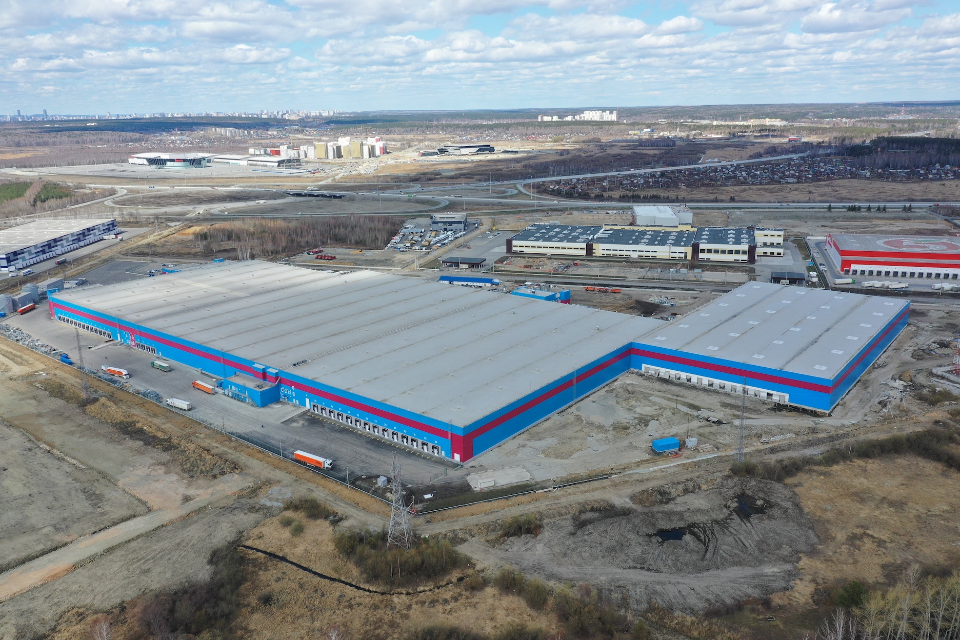 Строительство «Фулфилмент-центр OZON в Свердловской области»