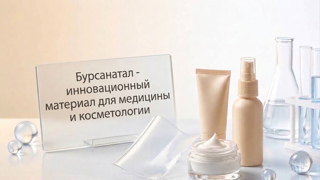 Ранозаживляющие пленки, косметика и локальные формы средств на основе Бурсанатала